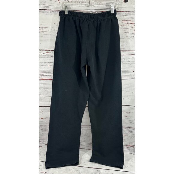 Black Wrestling Sweatpants Unisex Adult Small Elastic drawstring Waistband Sport - Picture 2 of 6